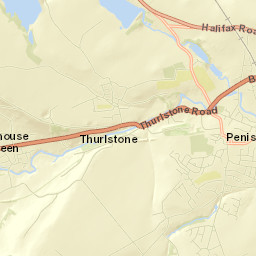 Penistone Street Map