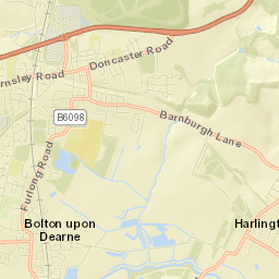 Bolton upon Dearne Street Map