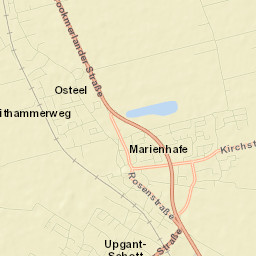 Upgant-Schott Street Map