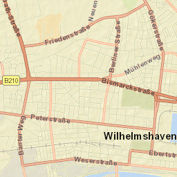 Wilhelmshaven Street Map