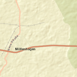 Möllenhagen Street Map