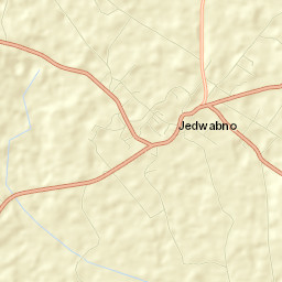 Jedwabno Street Map
