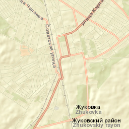 Zhukovka Street Map