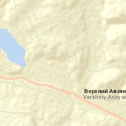 Verkhniy Avzyan Street Map