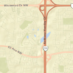 62 Avenue Northwest, Edmonton, AB Street Map
