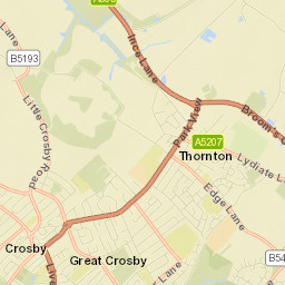 1 Claremont Road, Crosby, Waterloo, Liverpool, Merseyside L23 Street Map