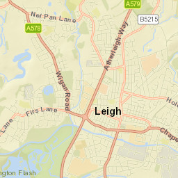 37A Leigh Road, Leigh, Lancashire WN7 1QP Street Map