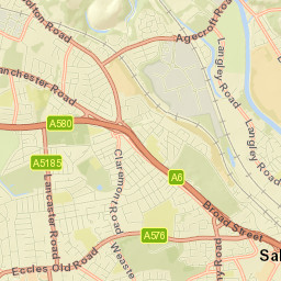 Salford, United Kingdom Street Map