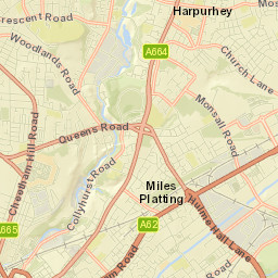 Cheetham Hill Street Map