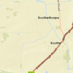Scotter Street Map