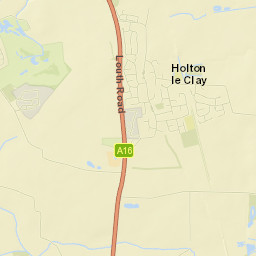 Holton le Clay Street Map