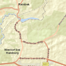 Wentorf bei Hamburg Street Map