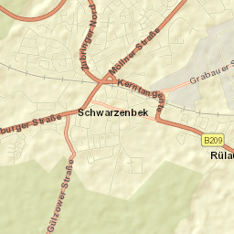 Schwarzenbek Street Map