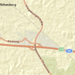 Wittenburg Street Map