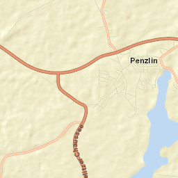 Penzlin Street Map