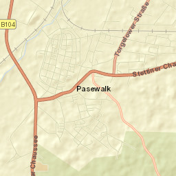 Pasewalk Street Map