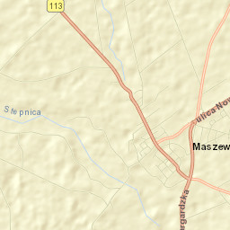Maszewo Street Map