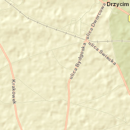 Drzycim Street Map