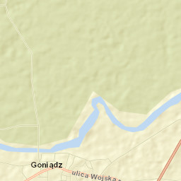 Goniadz Street Map