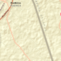 Kuźnica Street Map