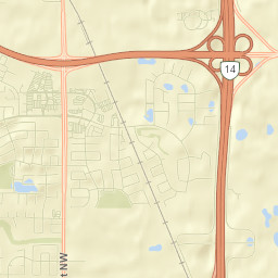 Tamarack Street Map