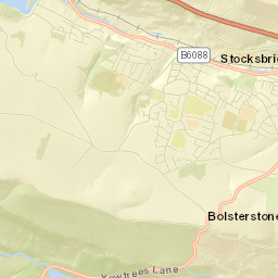 Stocksbridge Street Map