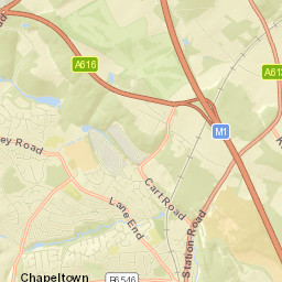 Chapeltown Street Map