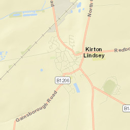 Kirton in Lindsey Street Map