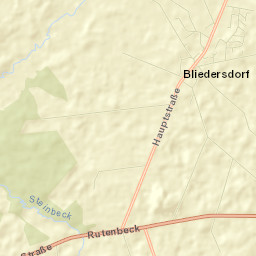 Bliedersdorf Street Map