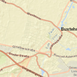 Buxtehude Street Map