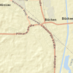 Büchen Street Map