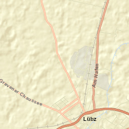 Lübz Street Map