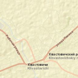 Khvastovichi Street Map