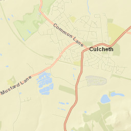 Culcheth Street Map