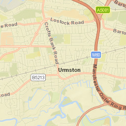 66 Snowden Avenue, Urmston, Manchester Street Map