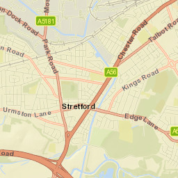 Stretford Street Map