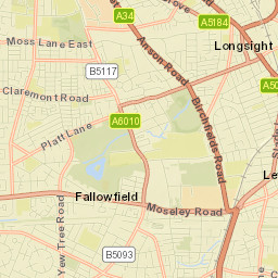 25-27 Burnham Drive, Manchester M19 2JJ Street Map