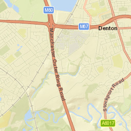 Denton Street Map