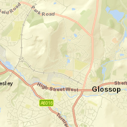Glossop Street Map