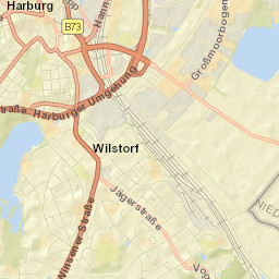 Harburg Street Map