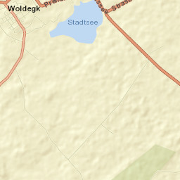 Woldegk Street Map
