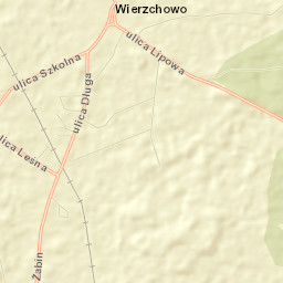 Wierzchowo Street Map