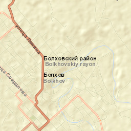 Bolkhov Street Map