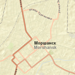 Morshansk Street Map