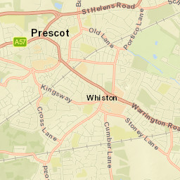 12 Church Street, Prescot, Merseyside L34  Street Map