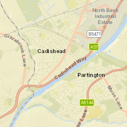 Partington Street Map