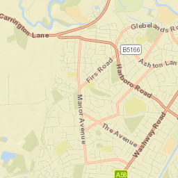 Trafford Street Map