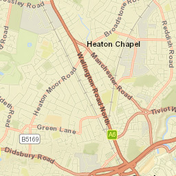 Heaton Chapel Street Map