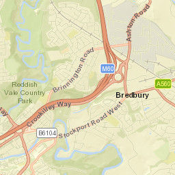 Bredbury Street Map
