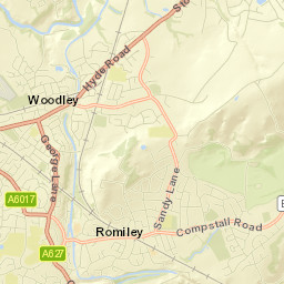 109 Compstall Road, Bredbury, Stockport Street Map